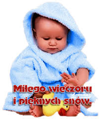 Dziecko w szlafroku miłego wieczoru